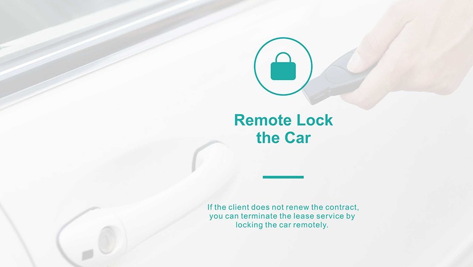 remote lock the car